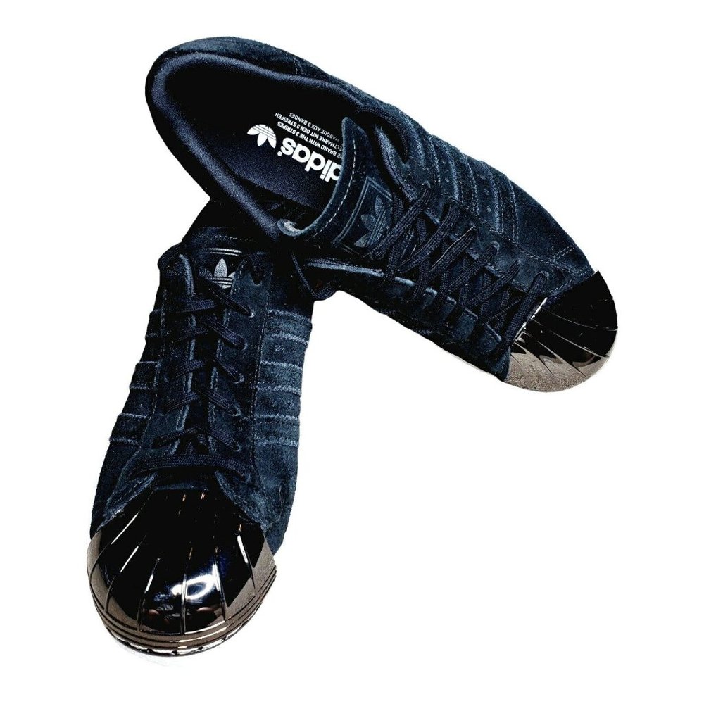 Adidas Originals Superstar 80s S 8 Metal Toe Triple Black Sneakers